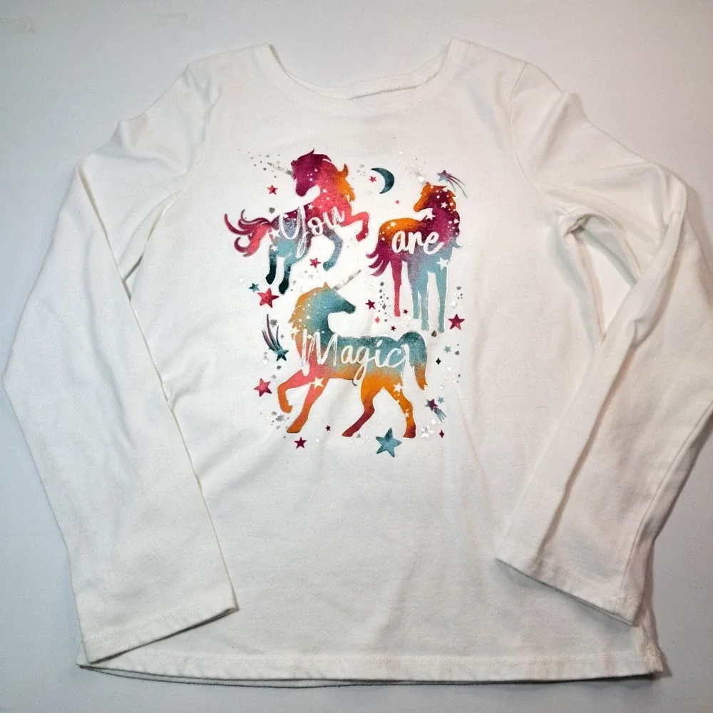 Jumping Beans Unicorn Shirt & Pants Leggings Girls‎ 8 